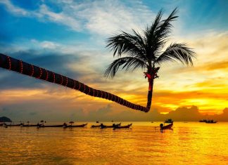 Sunset on the Beach Koh Tao