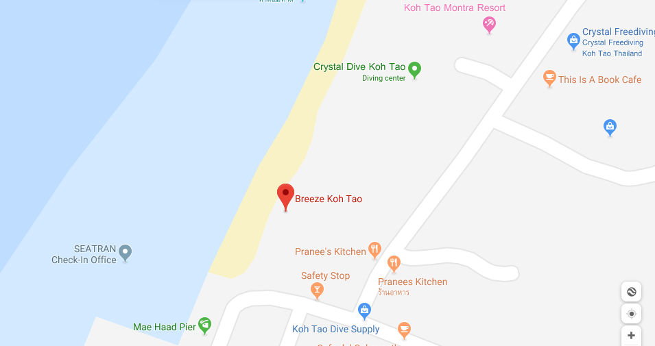 Breeze Koh Tao Restaurant Location thefunkyturtle.com breeze koh tao restaurant location