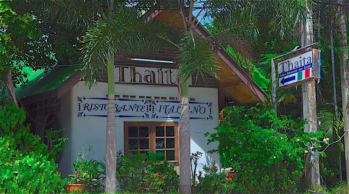 www.thefunkyturtle.com thaita italian restaurant on koh tao thailand