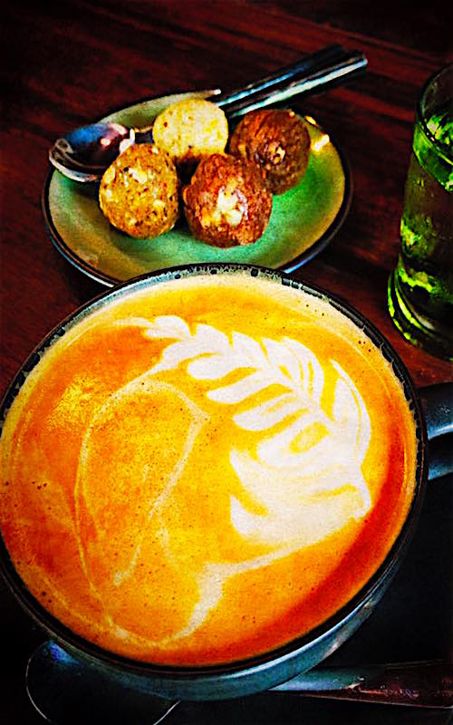 thefunkyturtle.com coffee latte coconut monkey