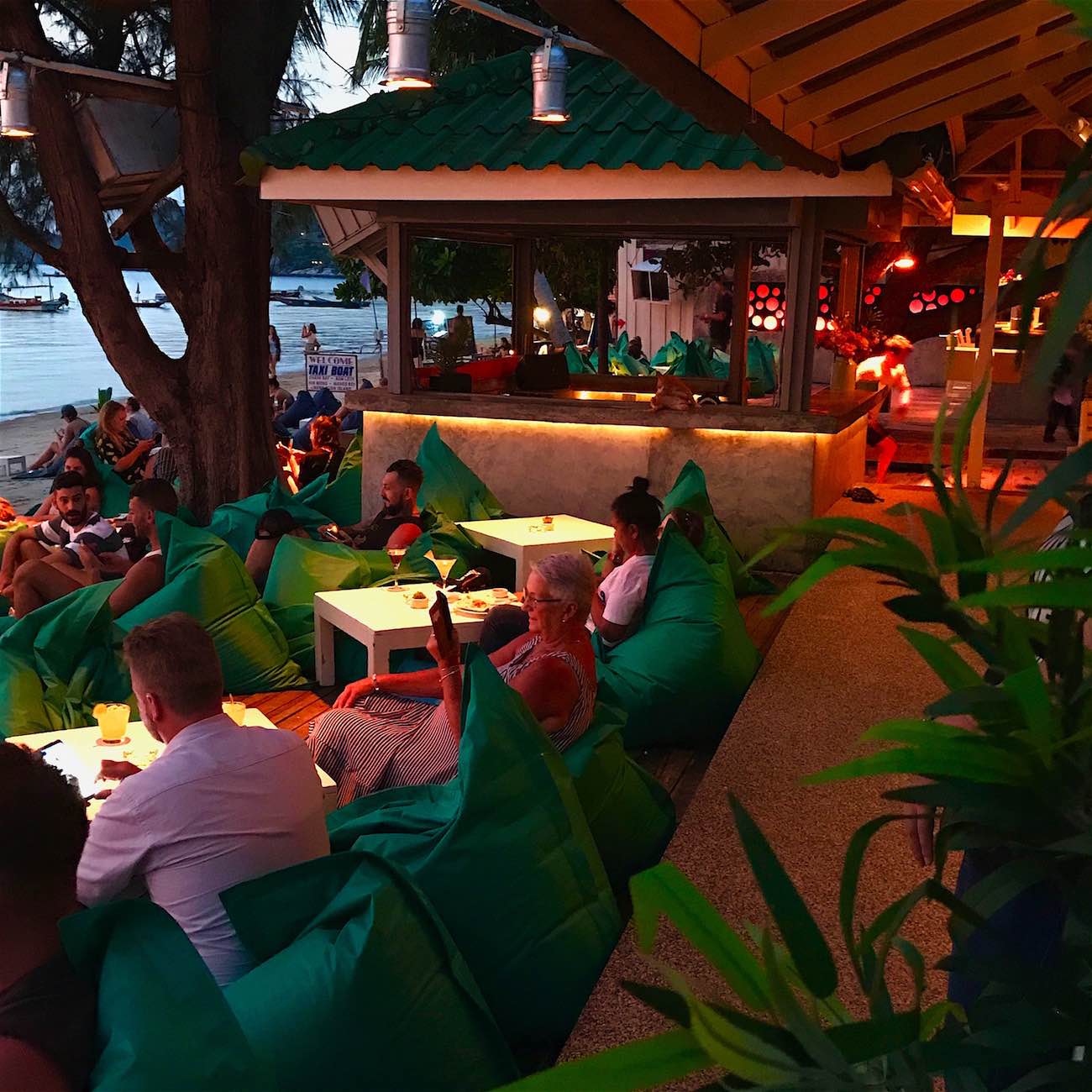 www.thefunkyturtle.com fizz beach lounge koh tao relaxing venue