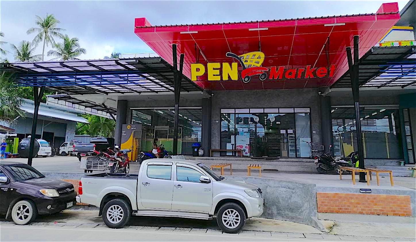 www.thefunkyturtle.com pen supermarket on koh tao