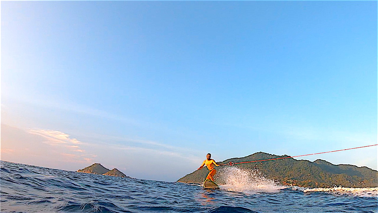 www.thefunkyturtle.com best wakeboarding on koh tao