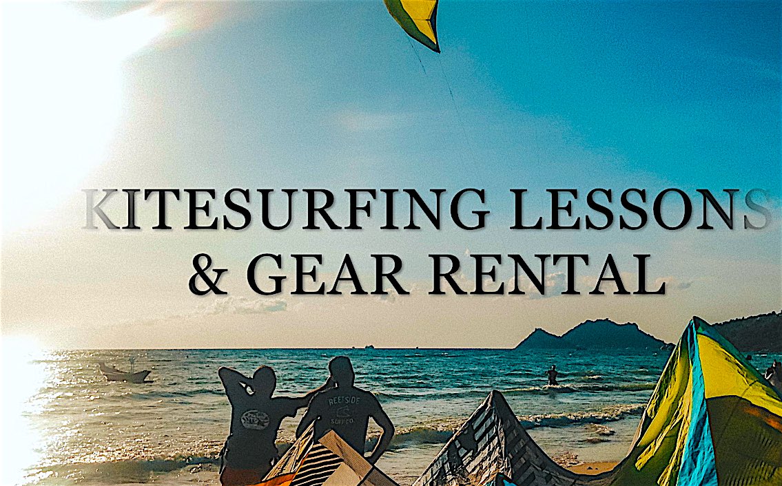 www.thefunkyturtle.com kitesurfing lessons on koh tao