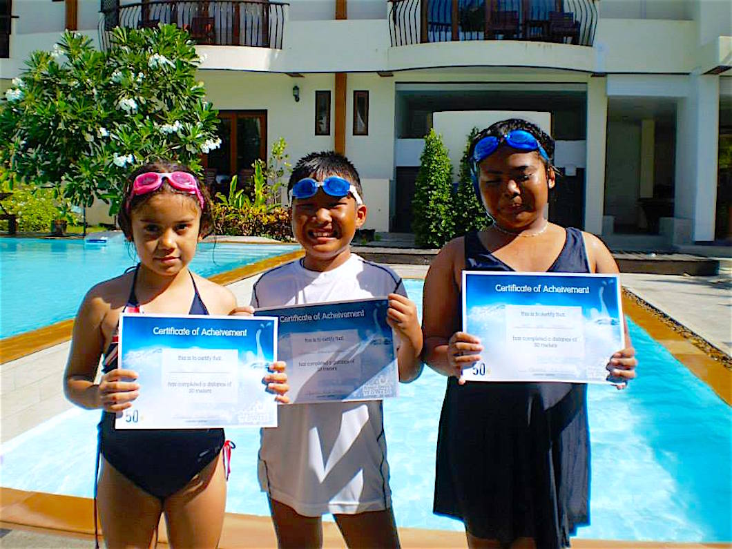 www.thefunkyturtle.com swimming lessons certificate koh tao