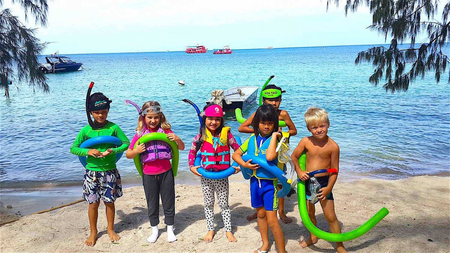 www.thefunkyturtle.com swimming lessons in the sea koh tao