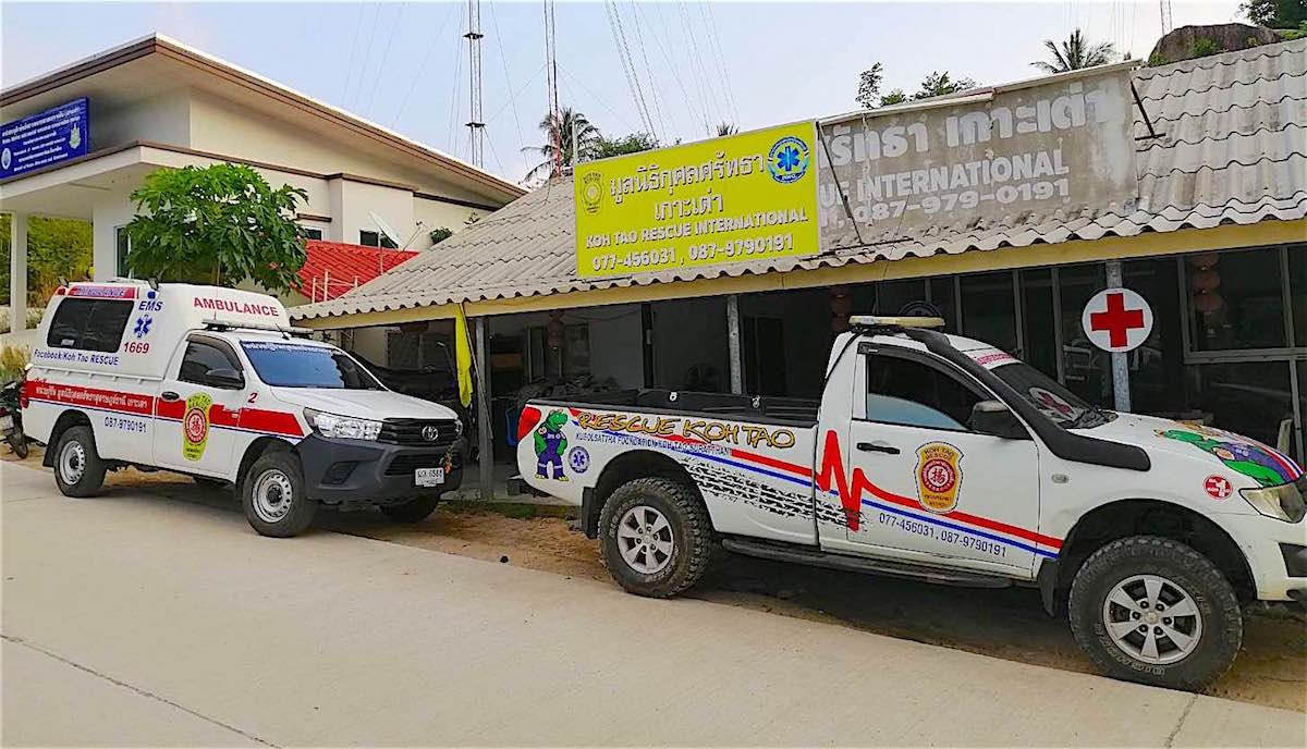 www.thefunkyturtle.com ems rescue on koh tao