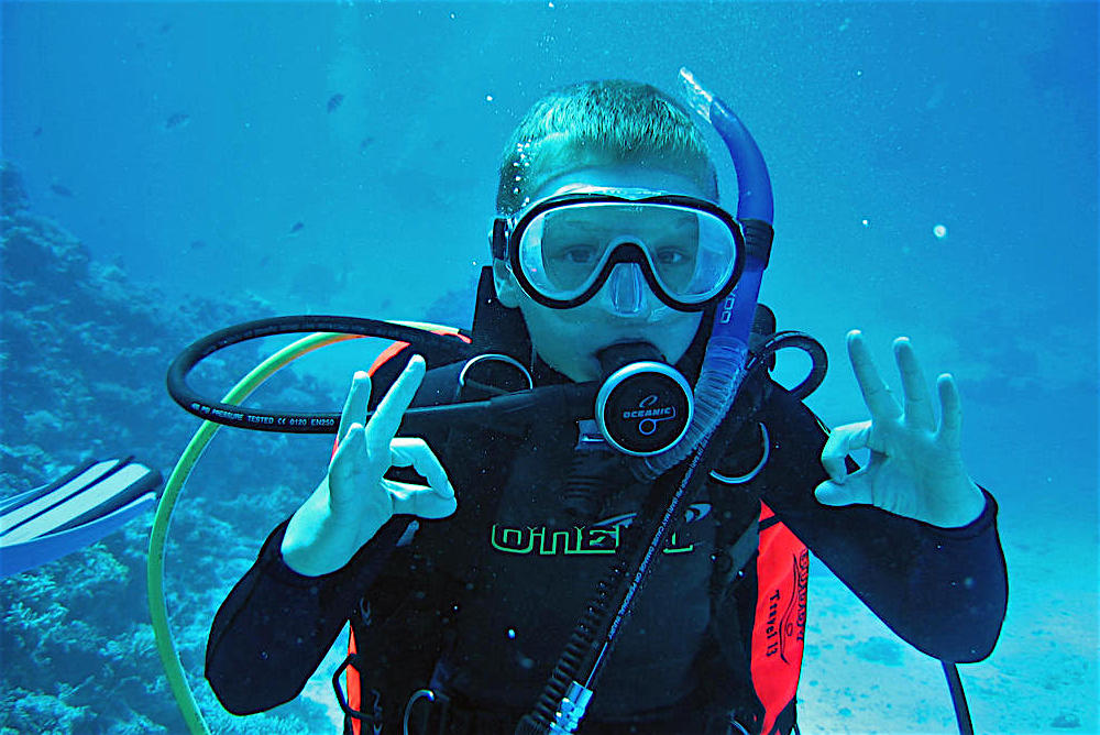 www.thefunkyturtle.com open water children on koh tao