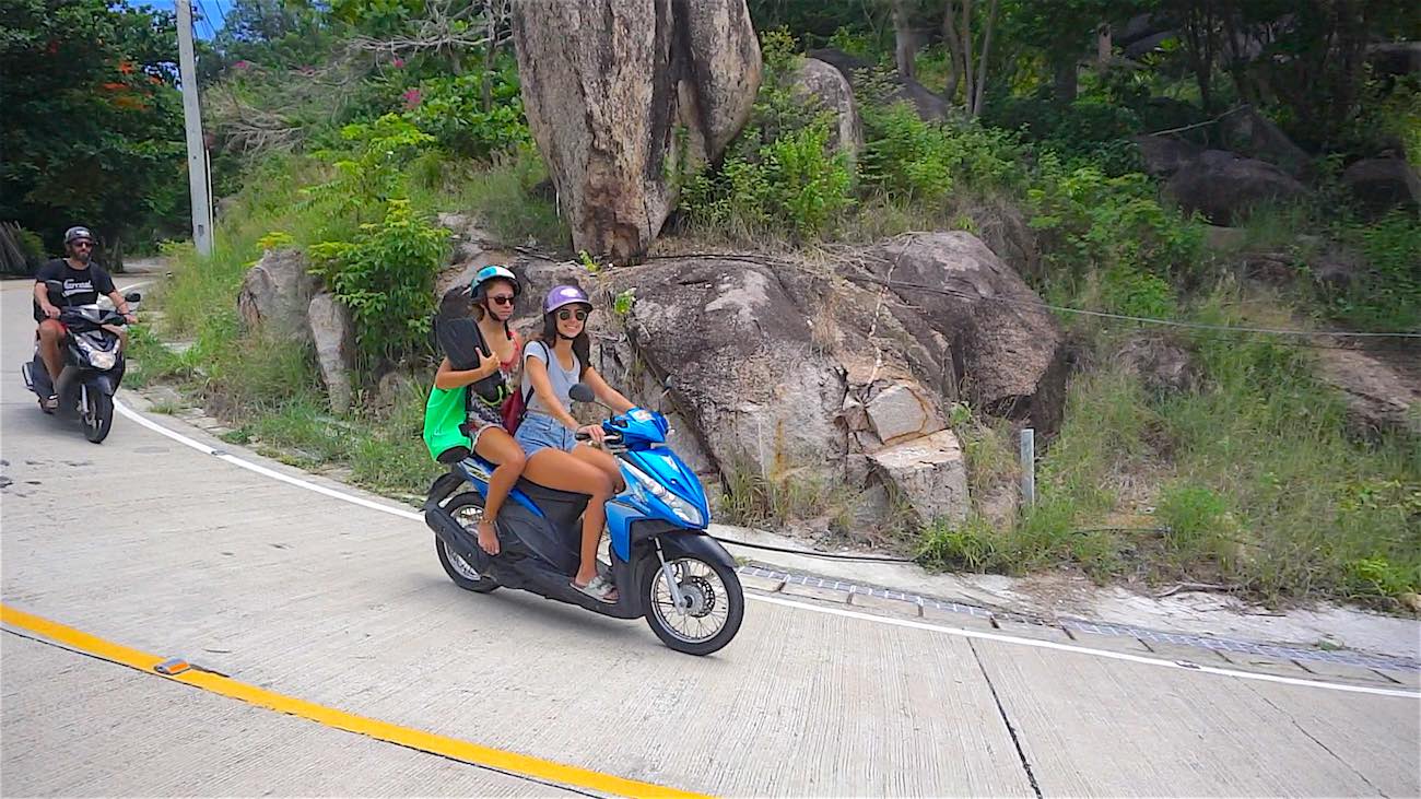 scooter tour koh tao