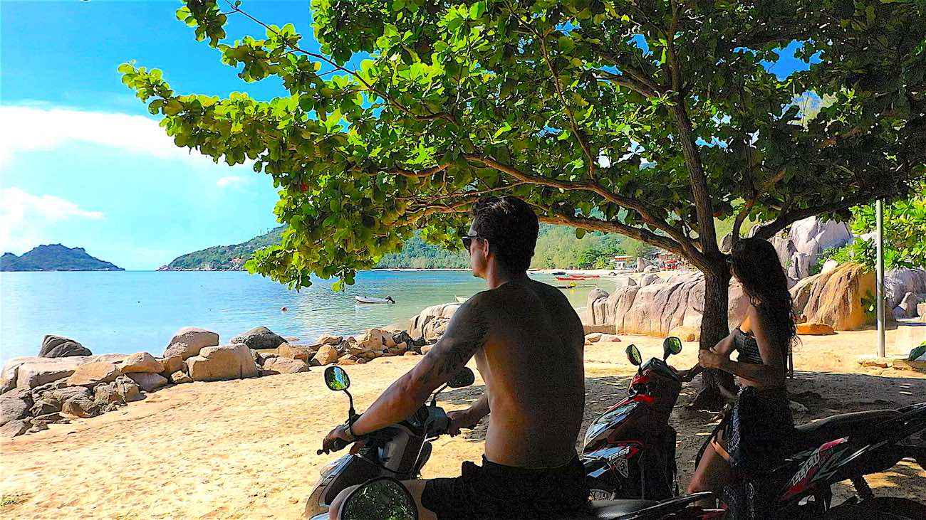 scooter tour koh tao