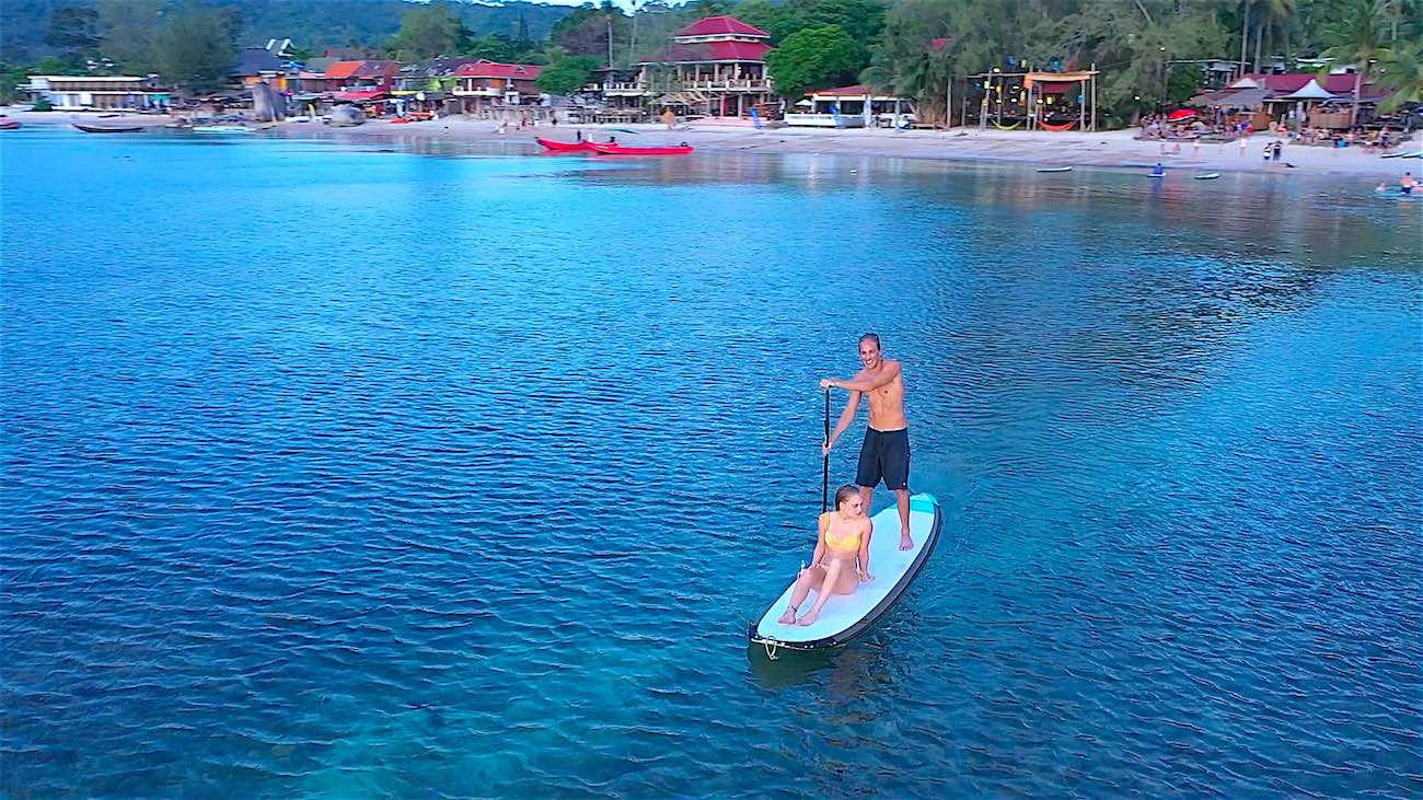 www.thefunkyturtle.com sup tao paddleboarding sairee beach koh tao in thailand