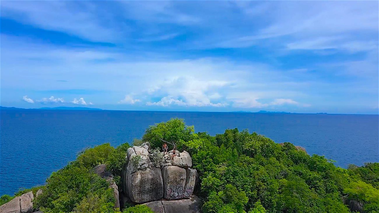 www.thefunkyturtle.com best things to do koh tao sairee beach to john suwan viewpoint across gulf of thailand